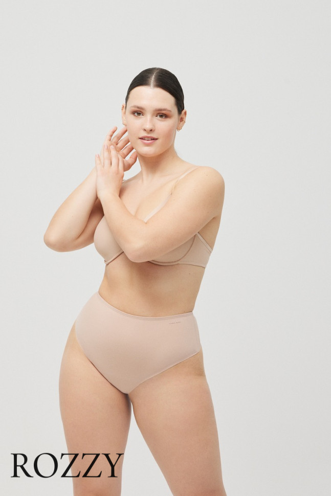 Трусы стринги хлопковые корректирующие Ysabel Mora 19332 телесный