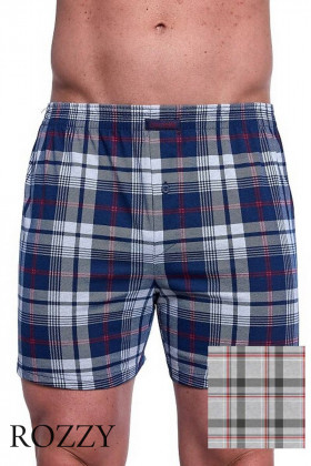 Трусы боксеры мужские Cornette 002/008-19 серый/красный