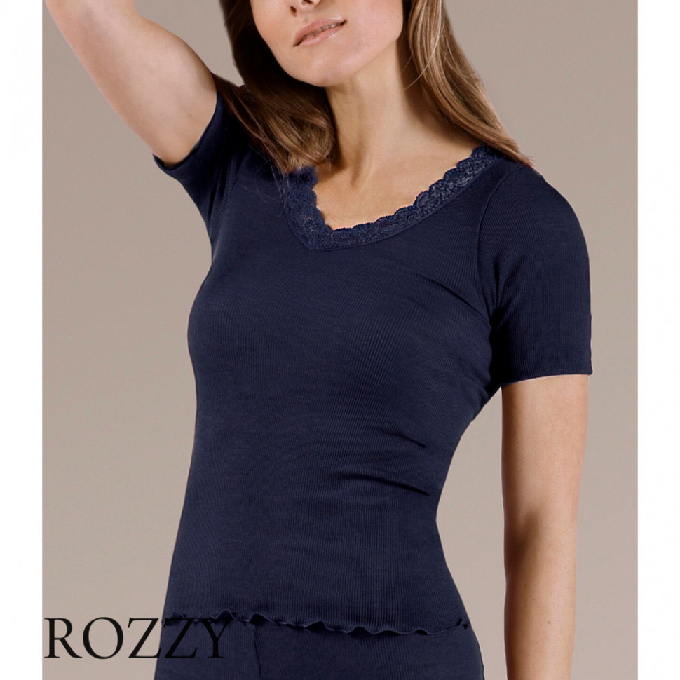 Футболка шерстяная Nina Von C Wool Silk 29460846 синий