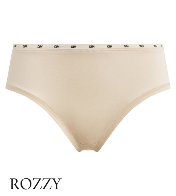 Трусы слипы хлопковые DIM Icons Seamless 0DCS бежевый