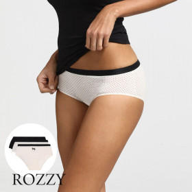 Трусы шорты хлопковые DIM Les Pockets Cotton 4C20 с черным бантом (уп.3шт.)