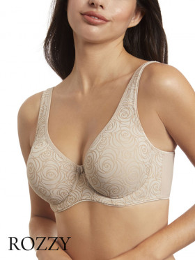 Бюстгальтер Selene Teresa серо-бежевый