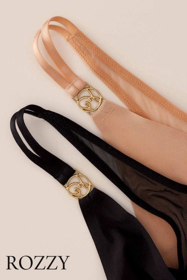 Трусы стринги Esotiq Nuts/82X 43160 темно-бежевый