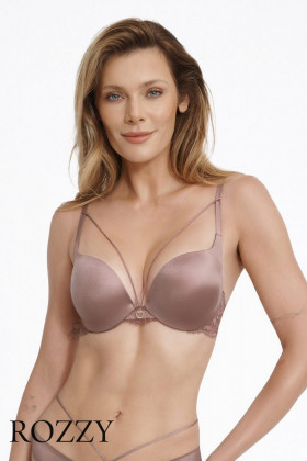 Бюстгальтер планж пуш-ап Esotiq Isley 40894 пыльная роза