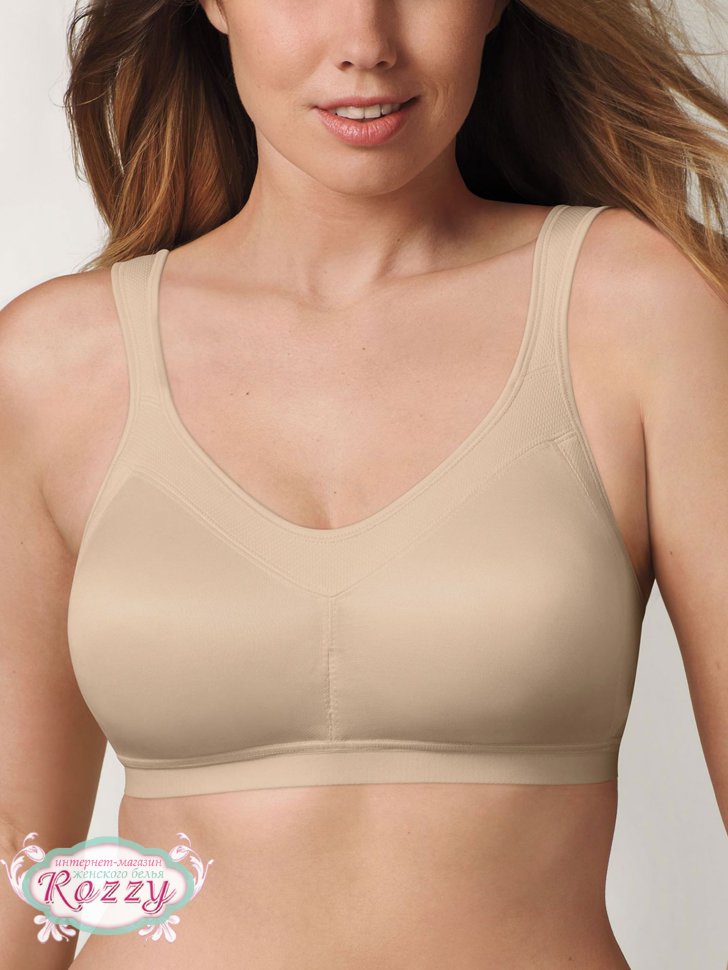 Бюстгальтер спортивный без косточек Playtex 4159 светло-бежевый