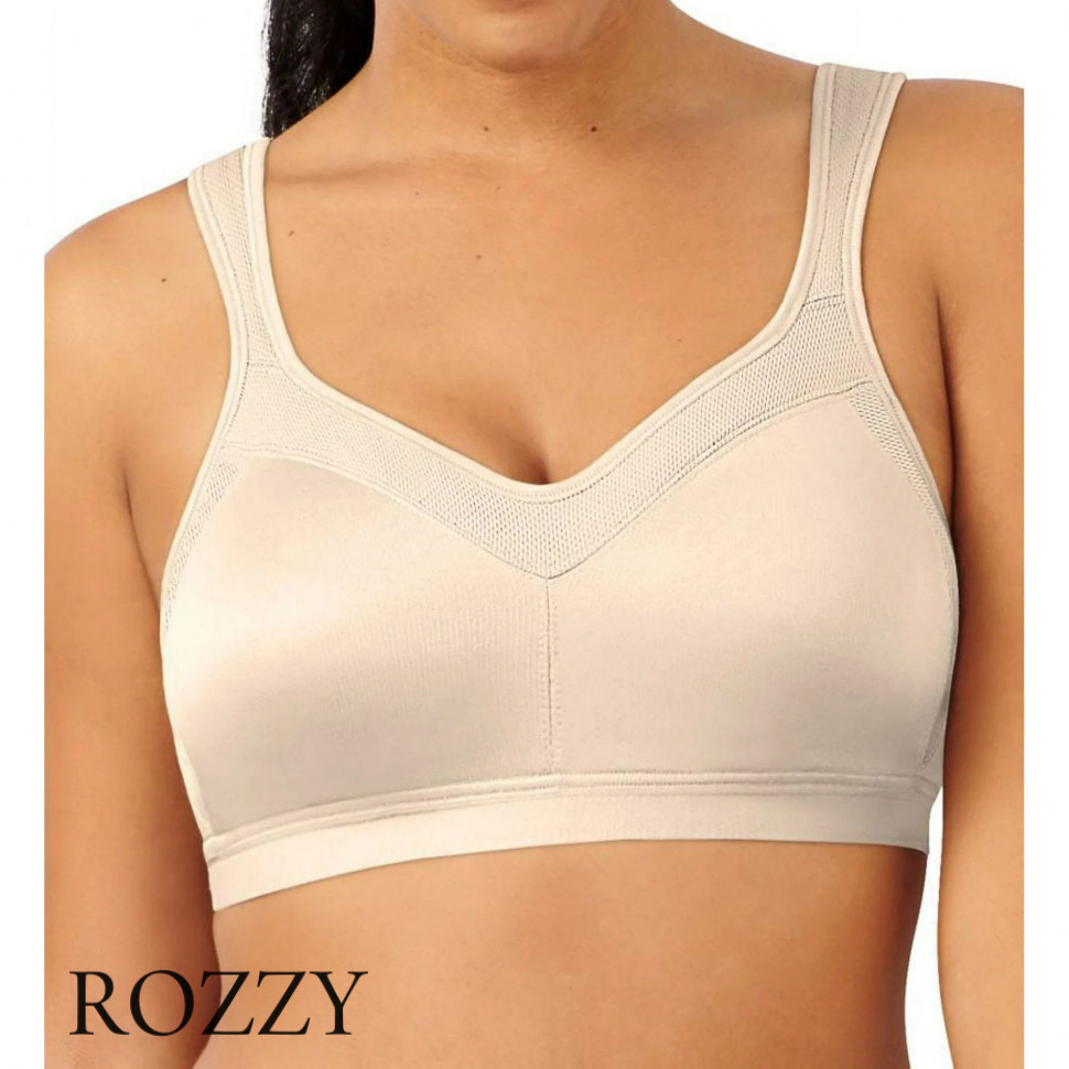 Бюстгальтер спортивный без косточек Playtex 4159 светло-бежевый