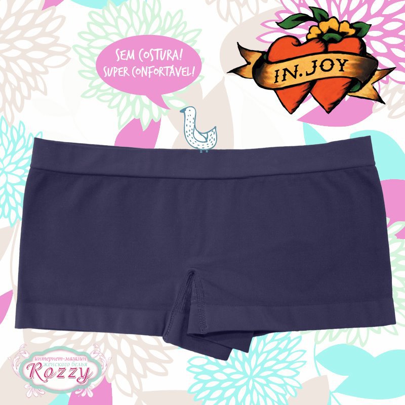 Трусы шорты In.Joy 94030 розовый, голубой, бирюзовый 1