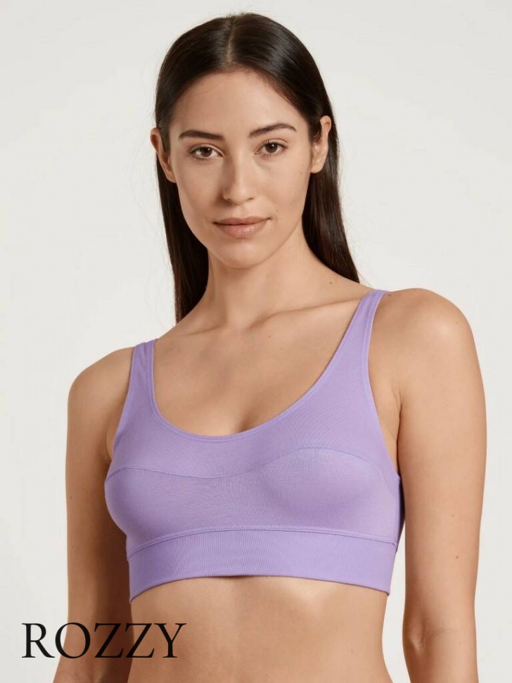 Топ хлопковый Calida Elastic 02138 сиреневый