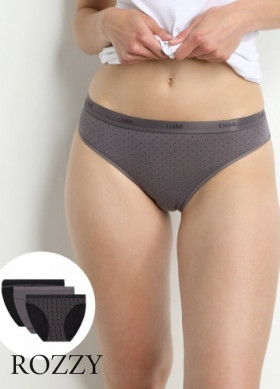 Трусы слипы хлопковые DIM Les Pockets Cotton 4C17 логотип (уп.3шт.) 