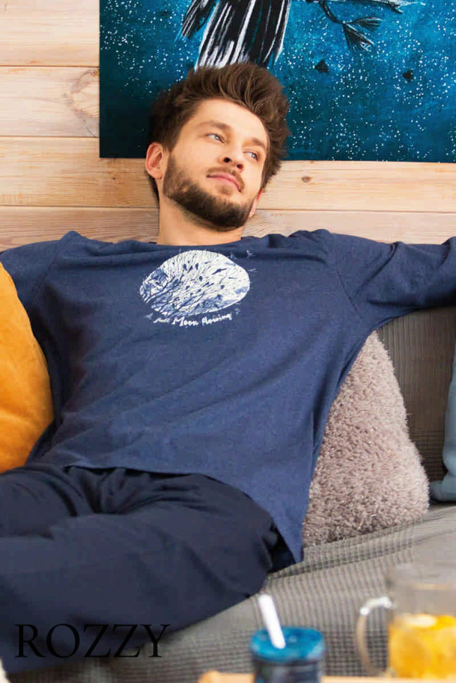 Пижама мужская Key MNS 625 темно-синий