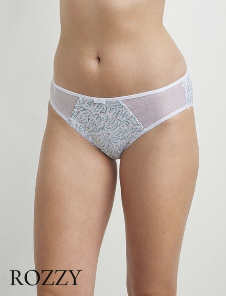 Трусы слипы хлопковые DIM Generous Coton 0ASG белый набивной