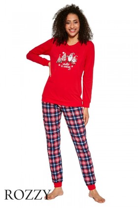 Пижама хлопковая Cornette Gnomes 671 красный/синий