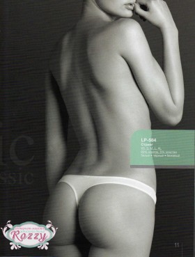 Трусы стринги Atlantic LP-584 бежевый 1