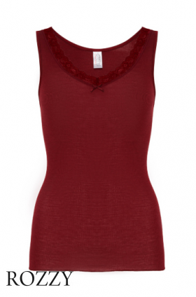 Майка шерстяная Nina Von C Wool Silk 29300846 бордовый