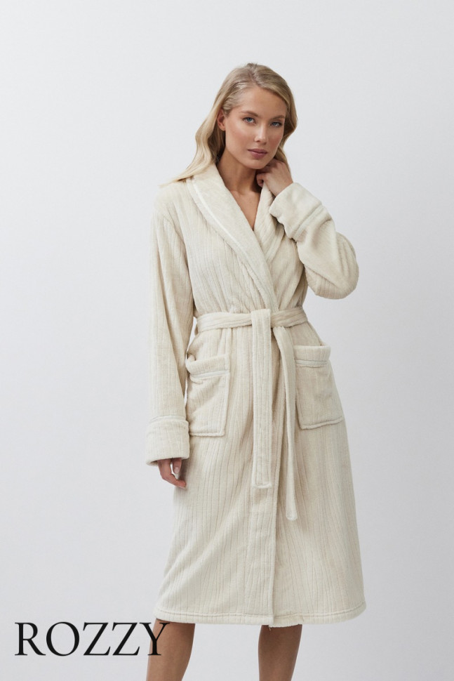 Халат Aruelle Linette светло-бежевый