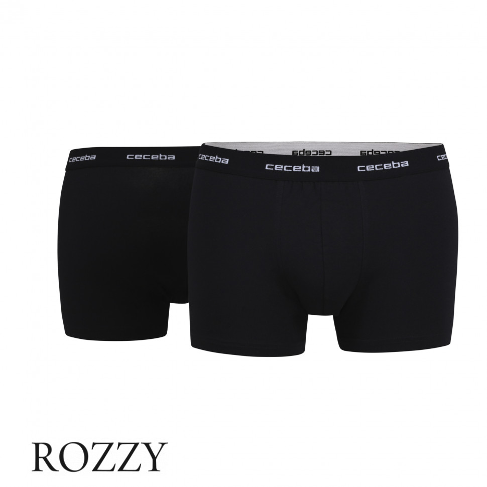 Трусы шорты мужские Ceceba 010162/M-3XL черный (уп.2шт.)