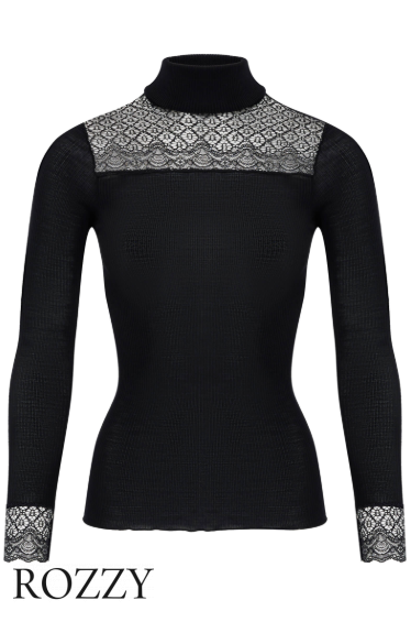 Водолазка шерстяная Madiva Frida ML черный (15)