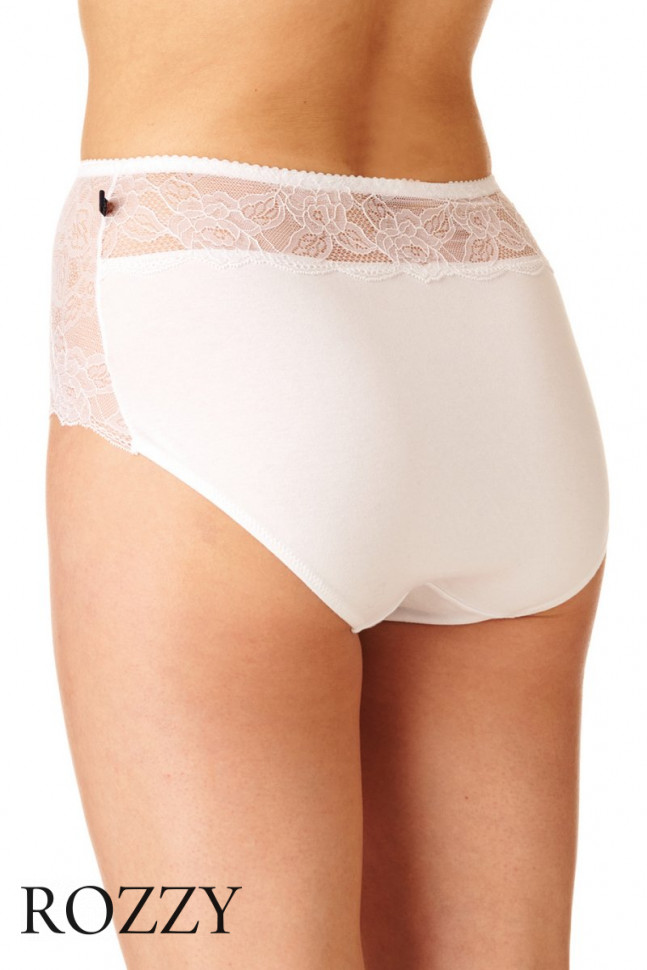 Трусы макси хлопковые Key LPF 280 белый (уп.2шт.) 