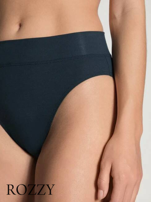 Трусы слипы хлопковые Calida Elastic 22030 синий