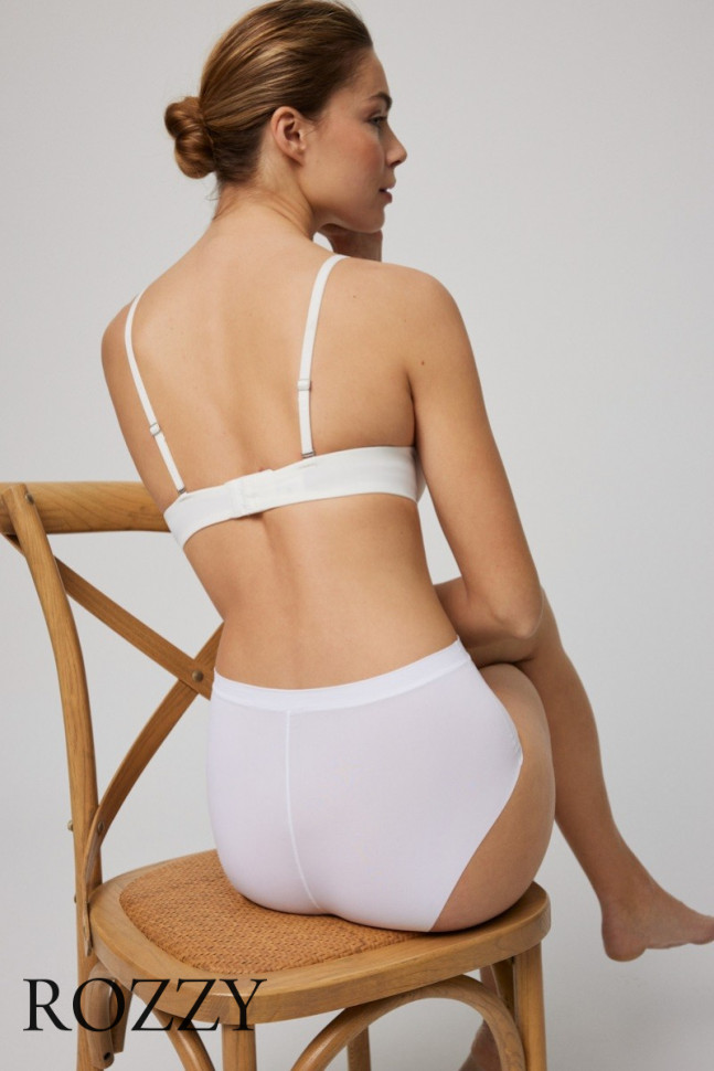 Трусы макси обрезные one-size Ysabel Mora 19697 белый