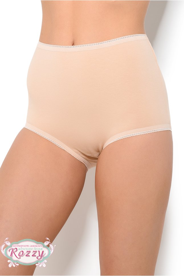 Трусы супер макси хлопковые Cote Coton 75300 белый, бежевый, черный (уп.2шт.) 