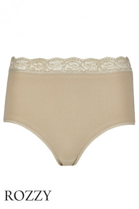 Трусы макси хлопковые Nina Von C Slipboutique 40160374 бежевый