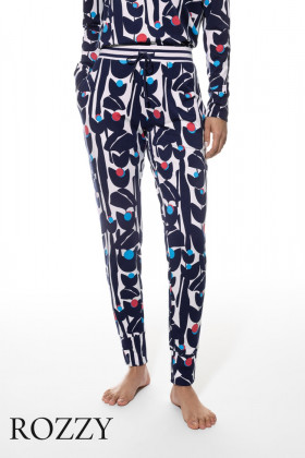 Брюки домашние Mey Flower Jungle 1220002 синий