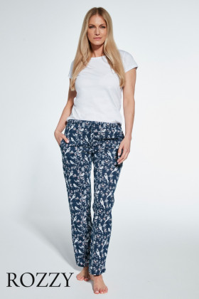 Брюки домашние хлопковые Cornette 690-5 темно-синий