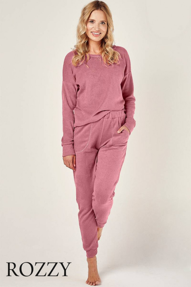 Костюм домашний махровый Taro Davina 3026 розовый