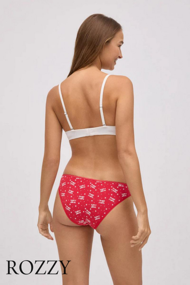 Трусы бикини хлопковые Ysabel Mora 19489 красный