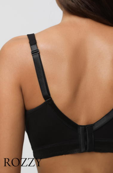 Бюстгальтер без косточек хлопковый Naturana Baumwolle 5331 черный К