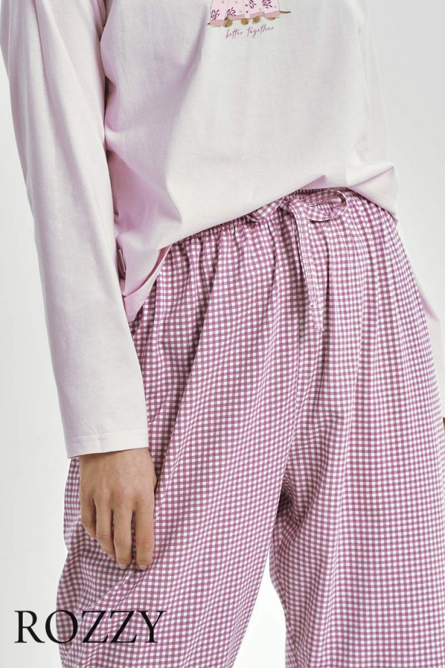 Пижама хлопковая Taro Elisa 3434 розовый