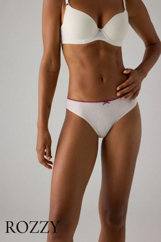 Трусы бикини хлопковые Ysabel Mora 19020 светло-розовый/амарант (уп.2шт.)