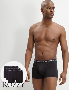 Трусы шорты мужские DIM 6596/3 черный (уп.3шт.)