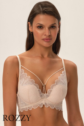 Бюстгальтер планж пуш-ап Esotiq Oath/02X 41742 экрю