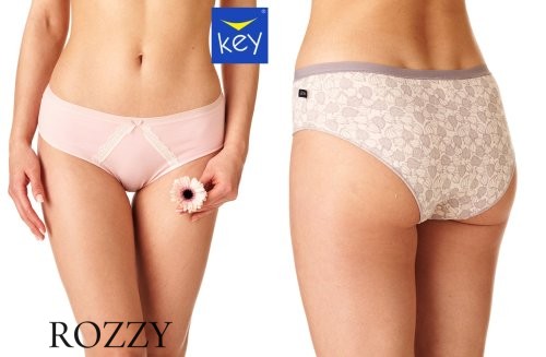 Трусы хипстеры хлопковые Key LPN 641 B22 светло-розовый/сиреневый (уп.2шт.)