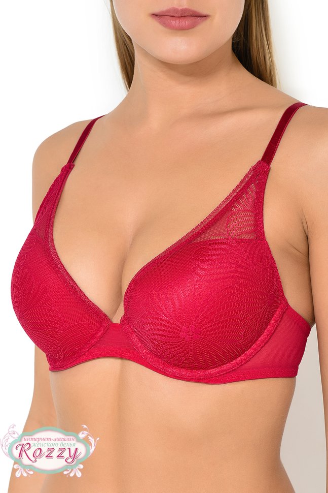 Бюстгальтер планж Wonderbra Fabulous Feel W06S9 вишня