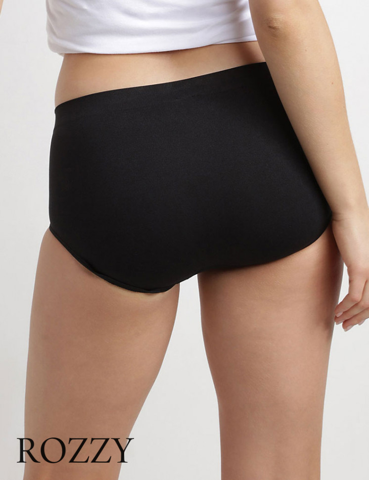 Трусы кюлот бесшовные DIM Les Pockets Eco 07KR черный/белый (уп.2шт.)