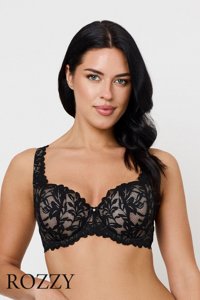 Бюстгальтер балконет Subtille Bella Black New черный