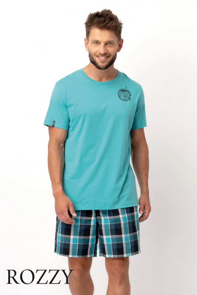 Пижама мужская Key MNS 630 бирюзовый