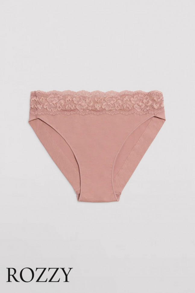 Трусы бикини хлопковые Ysabel Mora 19033 пыльная роза