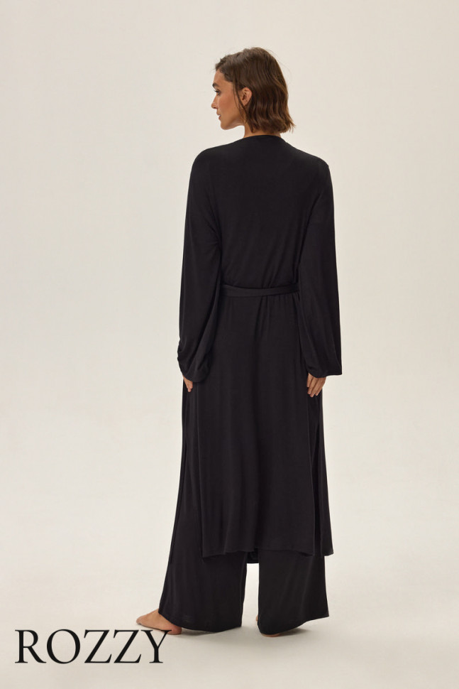 Халат вискозный Esotiq Juliette/99X 42063 черный