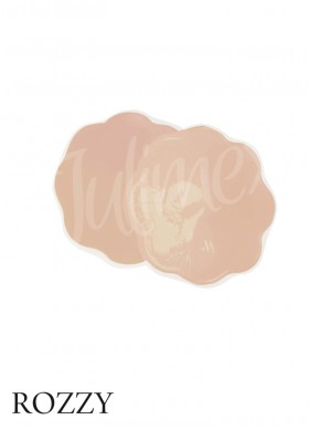 Наклейки на соски силиконовые (цветочек) Julimex PS-05 телесный