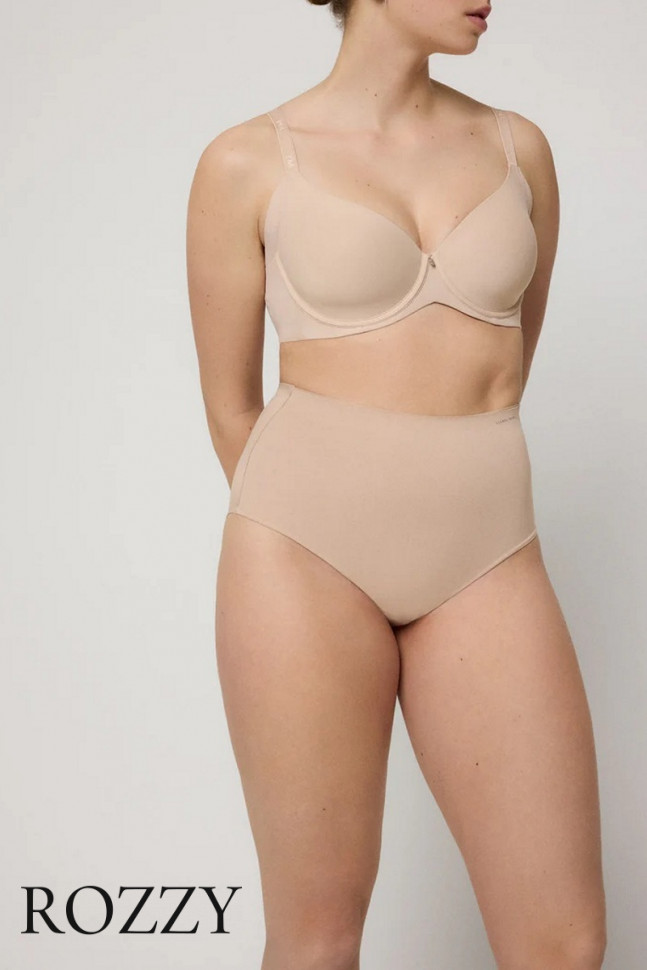 Трусы макси хлопковые корректирующие Ysabel Mora 19053 телесный