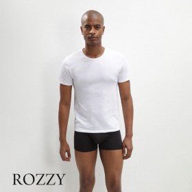 Футболка мужская DIM 040W белый (уп.2шт.) 