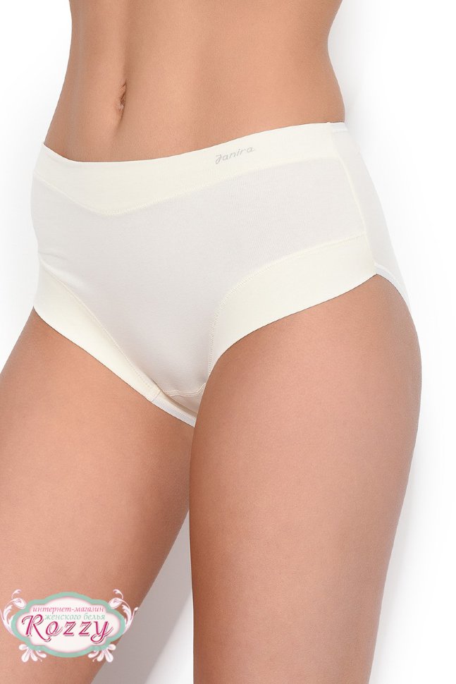Трусы макси хлопковые Janira 31637 (уп.2шт.) белый, ванильный, песочный, черный