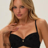 Бюстгальтер балконет пуш-ап Esotiq Organique/99X 41780 черный