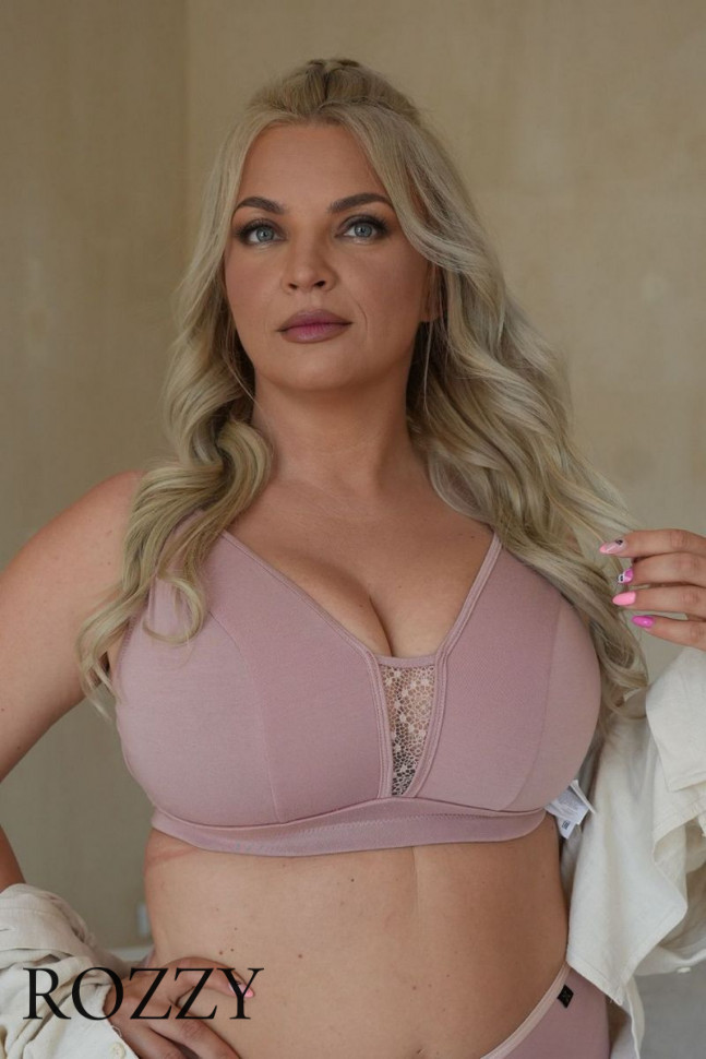 Бюстгальтер без косточек Kris Line Marcella Powder пудровый