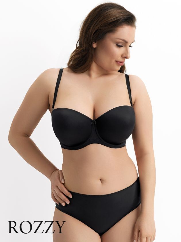 Бюстгальтер балконет трансформер Corin Karolina 25706 черный 