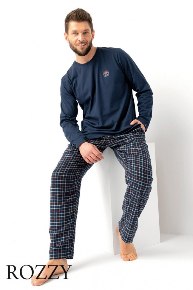 Пижама мужская Key MNS 481 темно-синий
